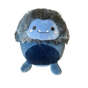 Dani Yeti Bigfoot Squishmallow‎ Navy Blue 11" Stuffed Animal